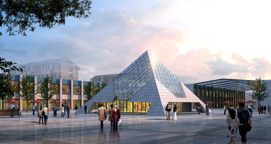 泰安金字塔网架